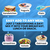 Organic Blue Spirulina Sea Moss Gel – Raw Irish Sea Moss Superfood (16 Fl Oz, Made in the USA)