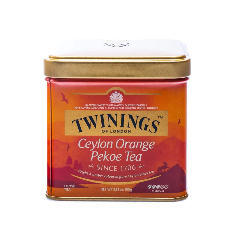 Twinings Ceylon Orange Pekoe Tea Loose Tin 100g