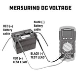 Powerbuilt Fuel System Diagnostic Kit, Pressure Test Gauge, Electrical System Issues, Adapters, Test Leads, Multimeter, Storage Case - 647959