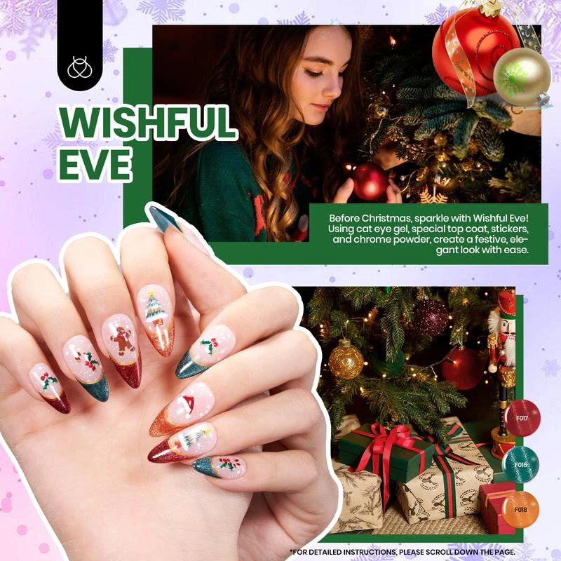 beetles 【Best Gift】Beetles 2024 Advent Calendar Gel Nail Polish Kit Christmas Best Gift Choice for Women and Girls - Color: 20 Colors Gemstone Party (Gift Box)