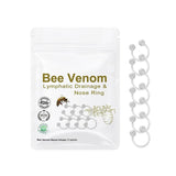 ANRUI 2024 Bee Nose Ring,Bee Venom Nasal Oil Ring, Bee Venom Nose Ring, Nasal Diffuser, Firming Nasal Oil Ring, Silicone Nose Inhaler Bundle