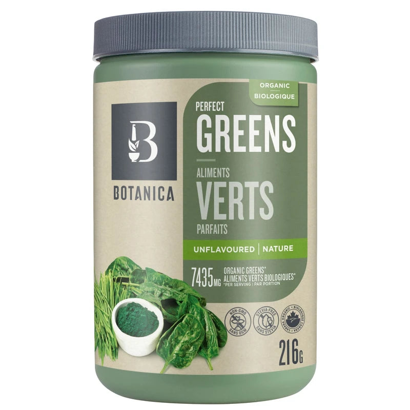 Botanica Perfect Greens Certified Organic, Unflavoured (216g)