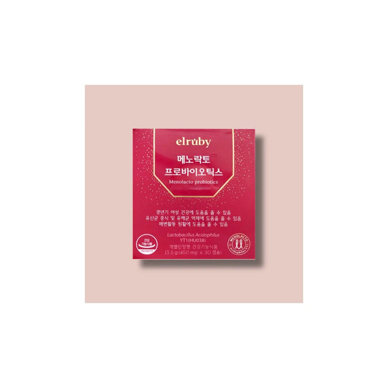 Huons Elubi Menolacto Probiotics 450mg 30 capsules 1 box (1 month) / 휴온스 엘루비 메노락토 프로바이오틱스 450mg 30캡슐 1박스 (1개월)