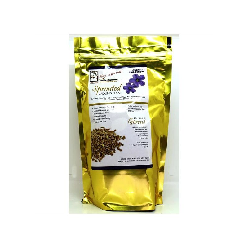 NutraSprout Organic Sprouted Ground Flax 454g