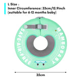 Baby Swimming Neck Ring Non Inflatable Ergonomic Thick Adjustable Baby Bath Float Neck Ring