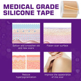 Kelinul Silicone Scar Sheets(1.6 x 120"Roll-3M) Scar Removal Silicone Scar Tape for S...