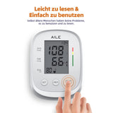 AILE Blood Pressure Monitor, Upper Arm Blood Pressure Monitor for Home Use, Blood Pressure Monitor, Fully Automatic Large Cuff (22-42 cm)