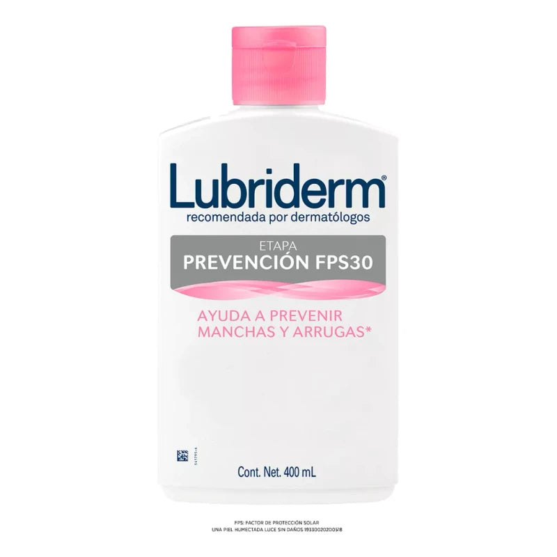 Lubriderm Crema Líquida Lubriderm Etapa Prevención Fps 30 400ml Tipo de envase Botella
