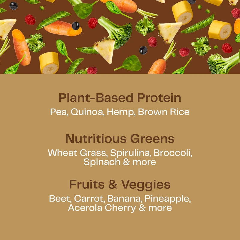Amazing Grass Amazing Grass Organic Plant Protein Blend: Vegan Protein Powder, New Protein Superfood Formula, All-In-One Nutrition Shake With Beet Root, Original, 18 Servings (Chocolate Peanut Butter)