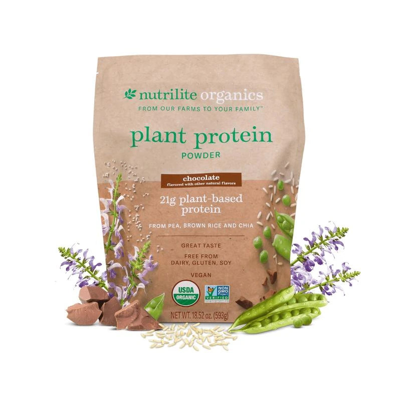 Nutrilite Organics Plant-Based Protein Powder Supplement - Specification: Nutrilite Organics Plant Protein Powder-Unflavored