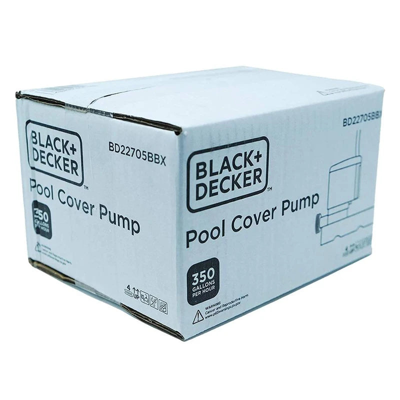 BLACK+DECKER Swimming Pool Cover Pump, 800 GPH Manual