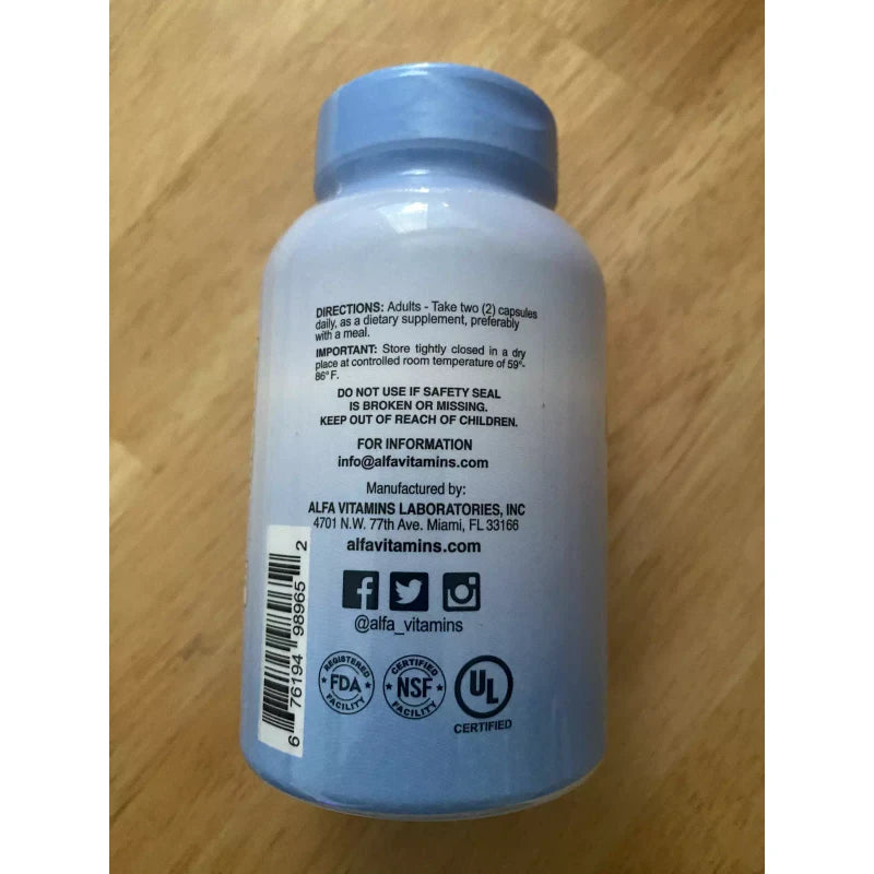 Alfa Vitamins Magnesium Citrate Complex 1400 mg, 60 capsules