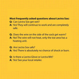 Nordic Gear Unisex Lectra Sox-Electric Battery Heated Socks - Medium - Maroon