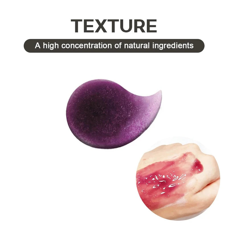 WONDER BATH Super Vegitoks Gel Foam Deep Cleanser for Sensitive Skin [Purple], 10.14Fl.Oz | Makeup Remover, Korean Skincare, Makeup & Dead Skin Removal, Hydrating & Brightening