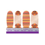 Color Street Turkey Trot Accent' (FSS122) - Nail Strips Stay For Stuffing - Thanksgiving 2023
