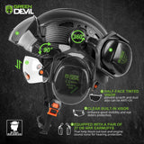 GREEN DEVIL Hard Hat Safety Helmet with Visor and Ear Muffs Men Women Vented Work Hardhat ANSI Z89.1 Cascos De Construccion for Industrial Construction Forestry