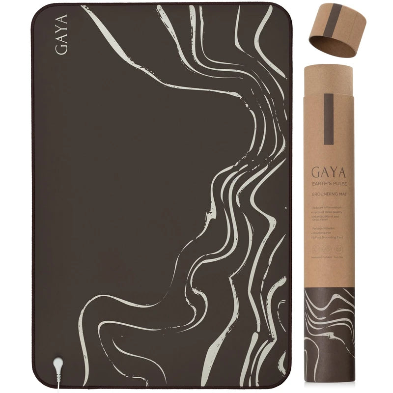 Grounding Mat for Sleeping Improvement, Back Pain Relief, Muscle Relaxation & Stress Relief, Grounding Mat for Bed, Grounding Mat for Desk, Earth Grounding Mats, Grounding Pad for Bed, (24'' X 16'')