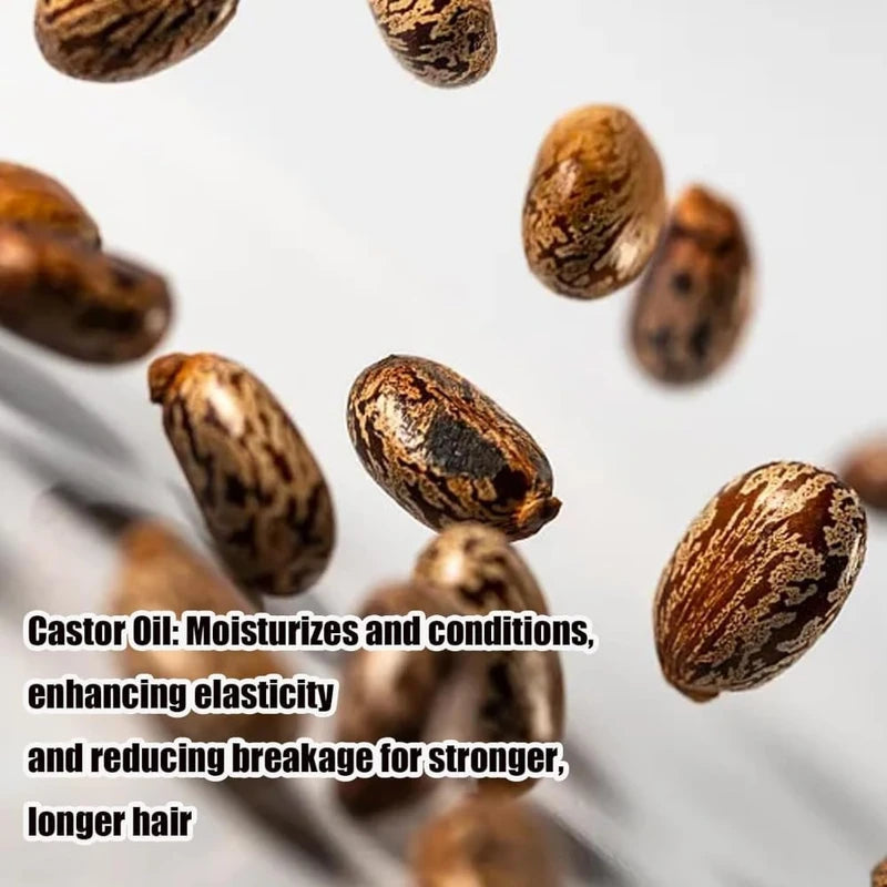 No Bald Hair Growth Oil Blend, Nobald Hair Growth Blend, 3 in 1 Batana Oil, Castor Oil, Rosemary Oil, Raw Organic Unrefined Batana Cream for Men and Women (2)