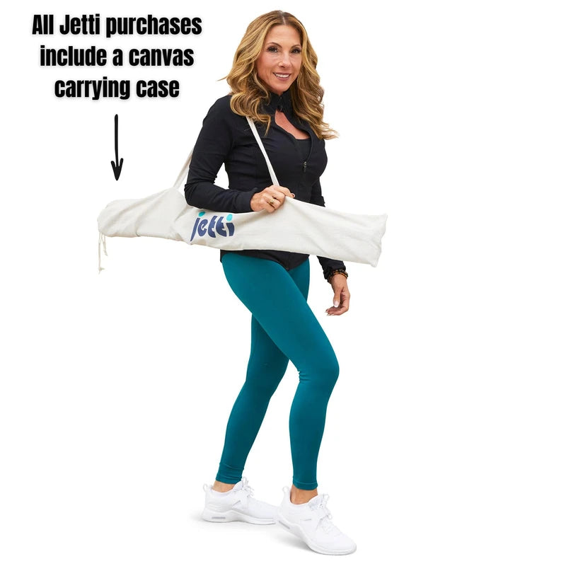 Perfectly Weighted Walking Poles for Full-Body Workouts, Enhanced Stability, and Improved Posture | Includes 2 Walking Poles & Carrying Case | 2.2 lbs