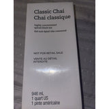 Starbucks Classic Chai Tea Highly Concentrated Spiced Black Tea  1Q BB 03/2025