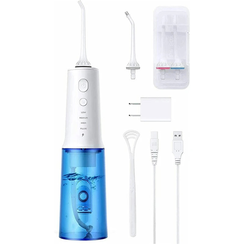 CREMAX Upgrade Cordless Water Flosser USB Rechargeable Dental Oral Irrigator 320ml4mode