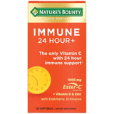 Nature's Bounty Nature's Bounty Immune 24 Hour +, The only Vitamin C with 24 Hour Immune Support from Ester C, Rapid Release Softgels, 50 Count