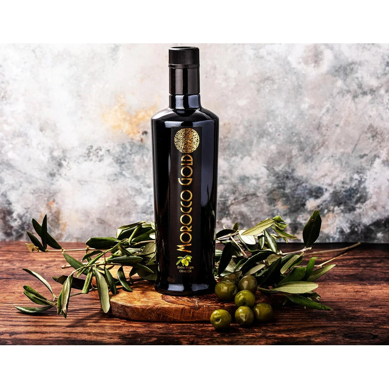 Morocco Gold Single Estate Extra Virgin Olive Oil, Unfiltered, Unblended, High in Polyphenols, Pure & Natural, 500ml