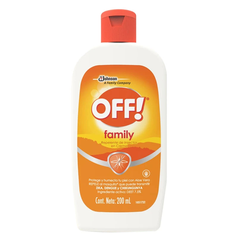 Off Repelente De Mosquitos Crema, 200 Ml, Pack of 1