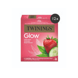 Twinings Glow Green Tea with Aloe Vera & Nettle with Biotin - Soothing Herbal Tea Blend for Natural Support of Skin and Hair, Pack of 12 (10 Bags Each)