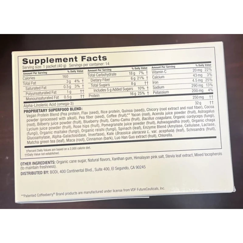 Shakeology New VEGAN PEPPERMINT MOCHA SHAKEOLOGY- Protein Shake Smoothie WeightLoss SEALED