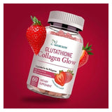 Nature Glow Glutathione Collagen - Strawberry Flavor, 60 Chewable Gummies