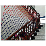Bed Rails Baby Cot Anti Fall Bunk Bed Protection Safety Net Stairs Protector Stairway Balcony Windows Door Banister Car Trampoline Playpen Rail Fence Child Children Kids Pet Climbing Toy G(Size:1x1m)