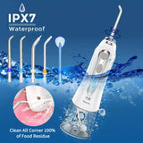 Oral-B Oral B Cordless Water Flosser Dental Oral Irrigator Teeth Cleaner Floss 5 Tip - DIY Version White-5 Nozzles