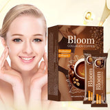 Bloom Collagen Coffee Powder, Instant, Organic Coffee for Women and Men (5g*12 Packs) - All-in-One Solution for Collagen and Coffee Christmas Gift - Specification: Buy 2，get 1 free
