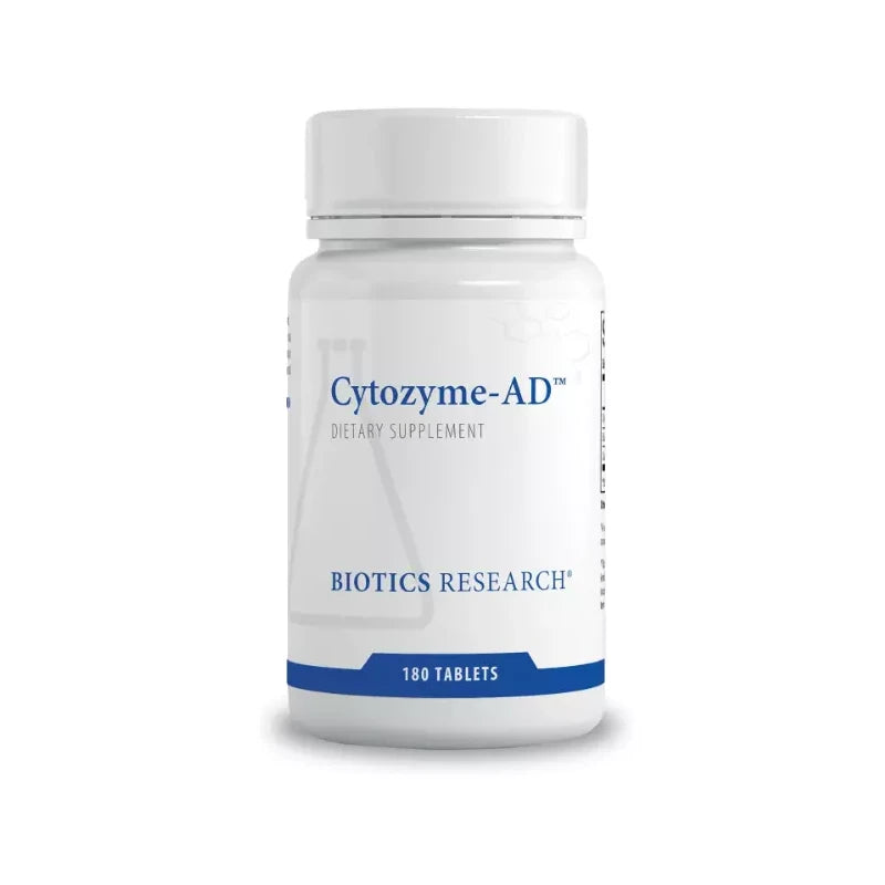 Biotics Cytozyme-AD 180 Tab Neonatal Adrenal Support Hormone Stress Balance