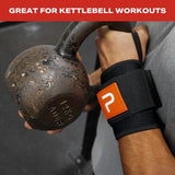 PROTECHT Wrist Wraps for Weightlifting with Smartwatch (No Patch, Large (6.5-8"))