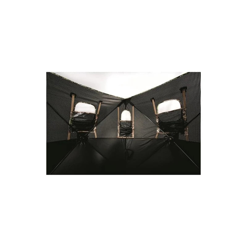 Guide Gear Dual Hub Turkey Hunting Ground Blind, 1-2 Person Tent, Duck, Deer Hunting Gear Equipment Accessories, 36"x 36" RT APX