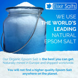 Elixir Gardens Epsom Salt 100% Organic FCC Food Grade Medical Grade Magnesium Sulphate Various Sizes 500g-25kg | Bag 1kg
