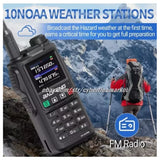 BaoFeng UV18 Pro Max GPS Air Band Walkie Talkie NOAA Type-C Long Range Ham Radio