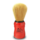 Arko/Omega Shaving Soap 90g in Traditional Bowl Case + TSF Shaving Brush Natural Boar Bristle, Red