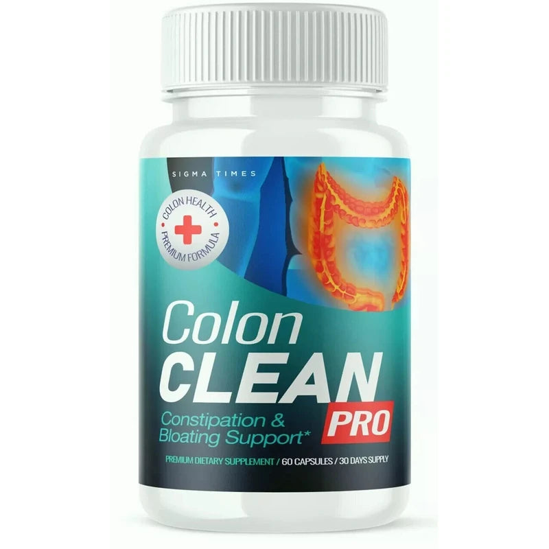 Clean Colon Clean Pro Natural Digestive Support Supplement for Gut Health 60ct #3-122