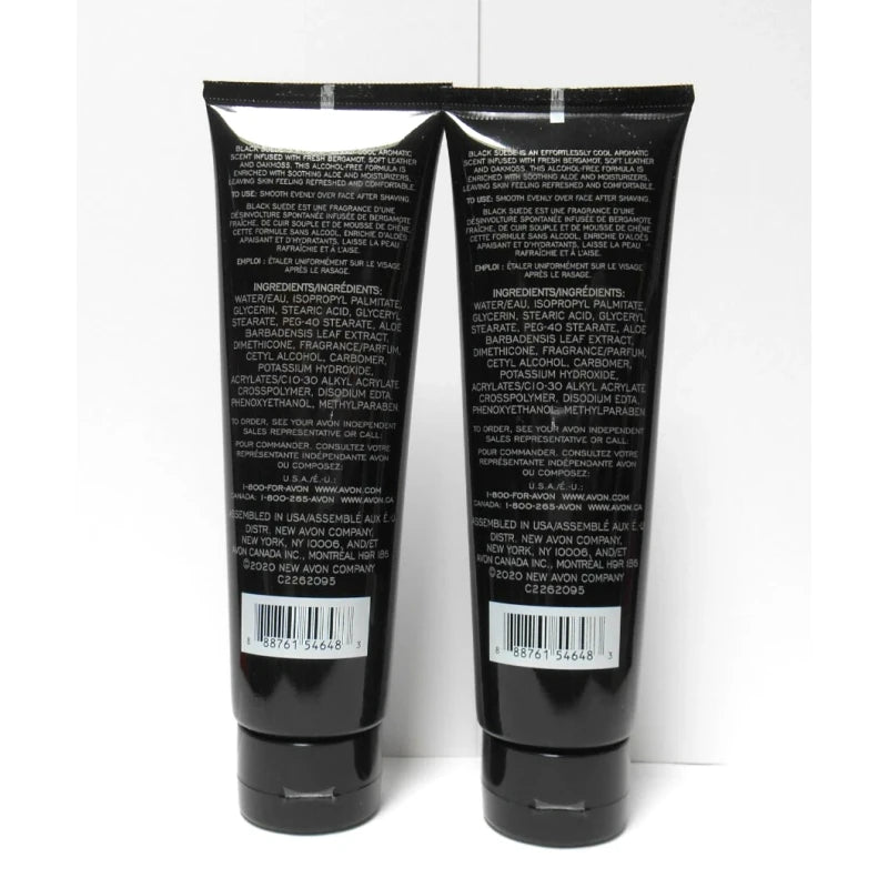 Avon 2 Avon Black Suede After Shave Conditioner 3.4oz New & Sealed Aftershave