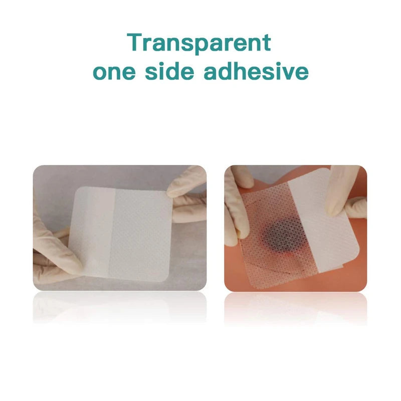 Dimora Silicone Wound Contact Layer, Adaptic Non-adhering Dressing, Transparent Wound Dressing Pads, 3in x 4in (7.5cm x 10cm), 10 pcs