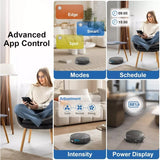 Tipdiy Robot Vacuum and Mop Combo, 4200Pa Powerful Robotic Vacuum Cleaner, G90