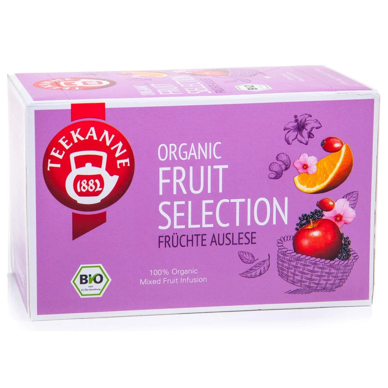 Tea Pot Organic Fruit Tea - Pack of 3 Fruit Selection (3 x 20 Bags, 180 g)