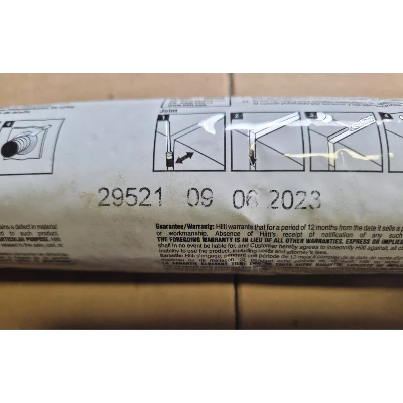 Hilti CP 506 Smoke and Acoustic Sealant 412590 19.6 Fl. Oz. white lot of 5 tubes