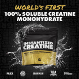 Gains in Bulk Instantized Creatine Monohydrate for Women and Men, Soluble Pre Workout Powder, Supports Muscle Building, Strength and Performance, Bodybuilding Supplements, Unflavored, 100 Servings