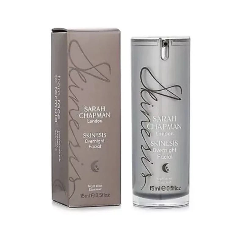 Sarah Chapman Skinesis Overnight Facial Night Elixir 15ml New In Box Authentic