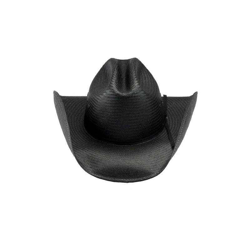 Bullhide Mc Graw - Shapeable Panama Straw Cowboy Hat (X-Large) Black