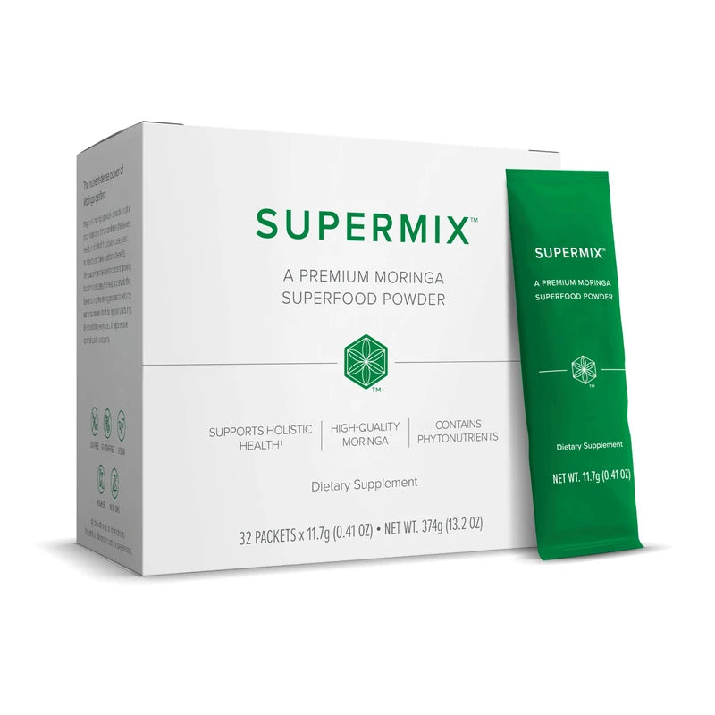 Isagenix Isagenix SuperMix - Premium Moringa Superfood Powder with Phytonutrients - Convenient Individual Serving Packets - 32 Servings - Tropical Fruit Flavor
